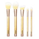 Luxe Metallics | 5pcs Makeup Brush Set