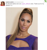 Leona Lewis wearing GWA's 'Swept Away' lashes