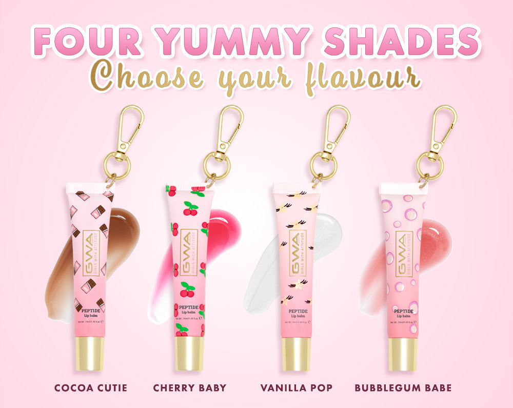 Four yummy shades. Choose your flavour