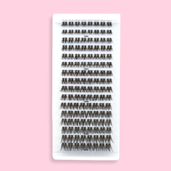 Electric Jungle | 128 Individual Cluster Lashes | Super Curly