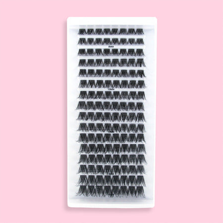 Tiger Heat | 128 Individual Cluster Lashes | Super Curly