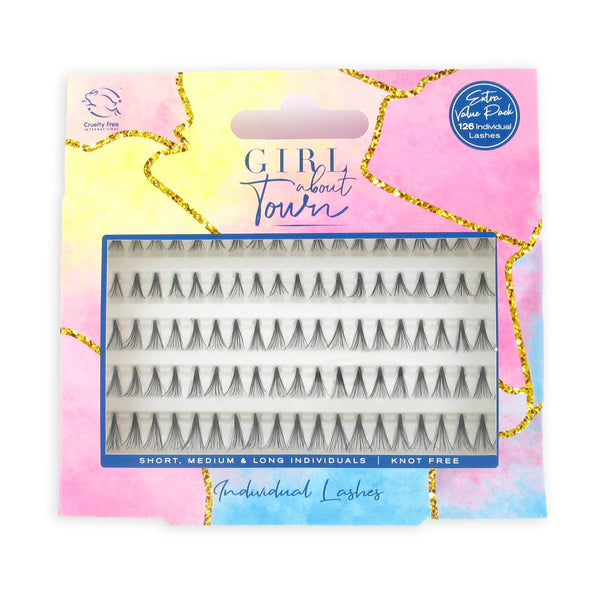Girl About Town 126 Knot Free Individual Lashes