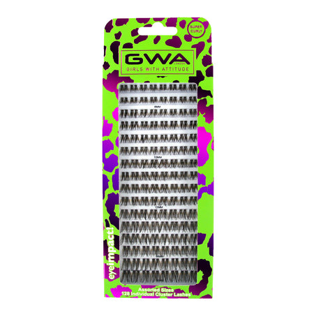 Electric Jungle | 128 Individual Cluster Lashes | Super Curly