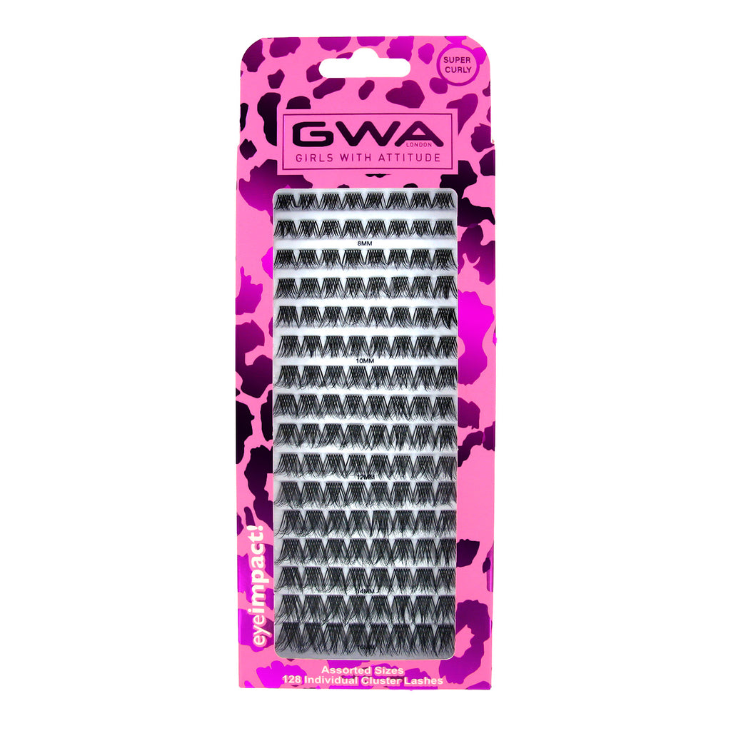Tiger Heat | 128 Individual Cluster Lashes | Super Curly