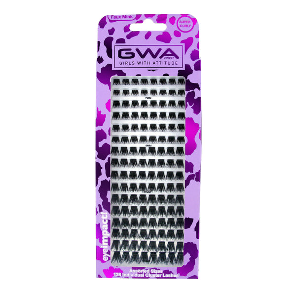 Violet Riot | 128 Individual Cluster Lashes | Faux Mink