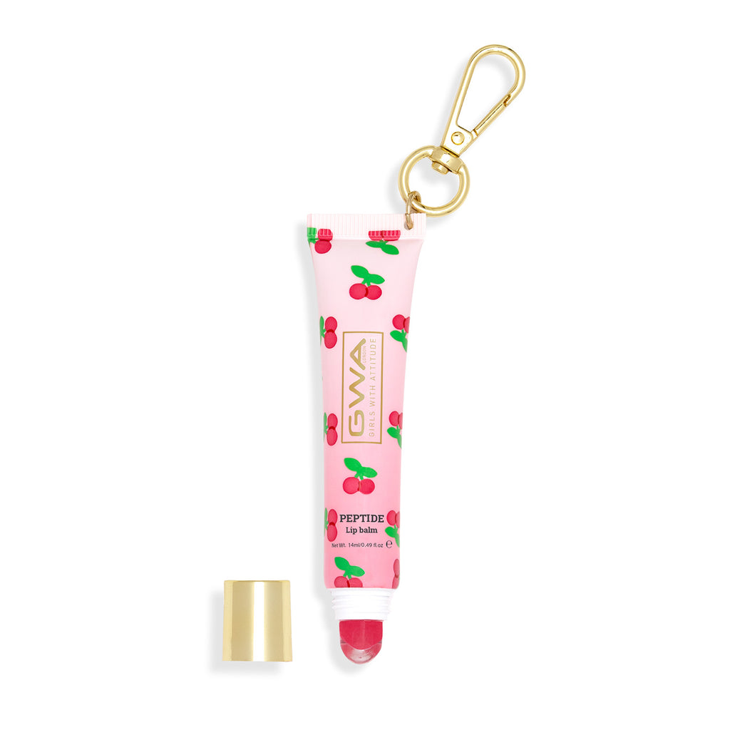 Cherry Baby | Peptide Lip Balm with Keychain