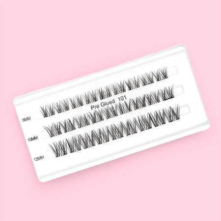 Pre-Glued Cluster Lashes 101