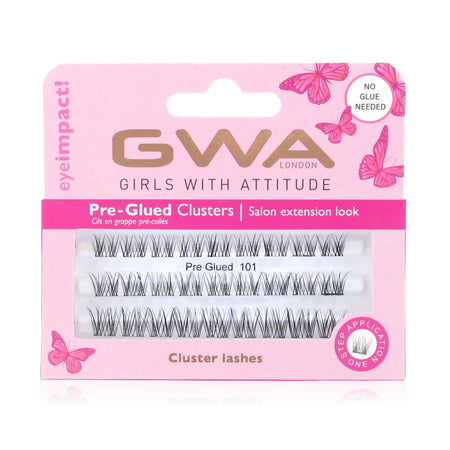 Pre-Glued Cluster Lashes 101