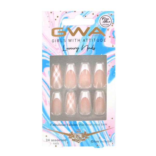 Barely Plaid | Luxury Nails