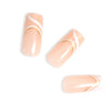 Swirl Serenity False Nails