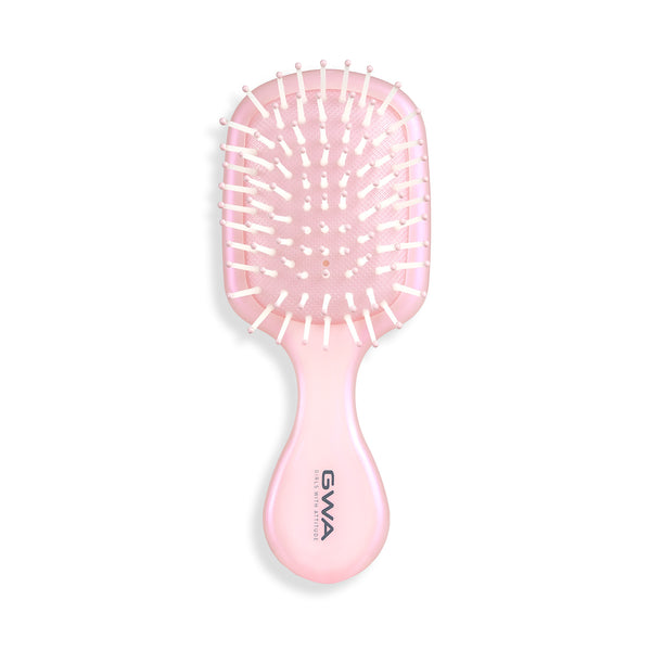 Pink Mini Paddle Hair Brush
