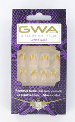 Golden Gleam Nails