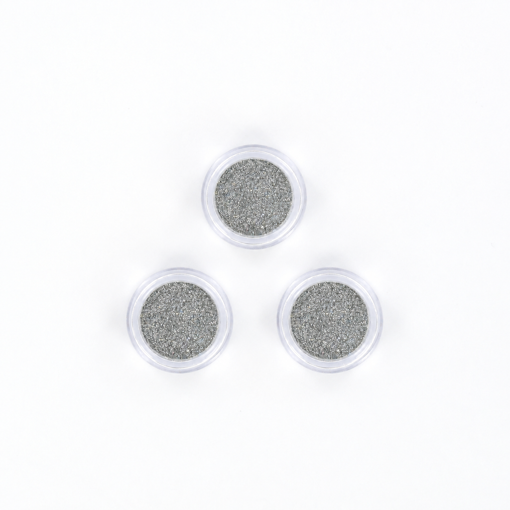 Silver Nail Art Glitter Pots – 3 pack
