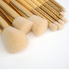 Face & Eye Bamboo Brush Set | 9pc | Eco Spirit