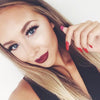 Blogger Lucy Radwell wearing 'Diva' lashes