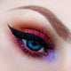 Gorgeous makeup by Nicola Kate using GWAs 'Hollywood' lashes 