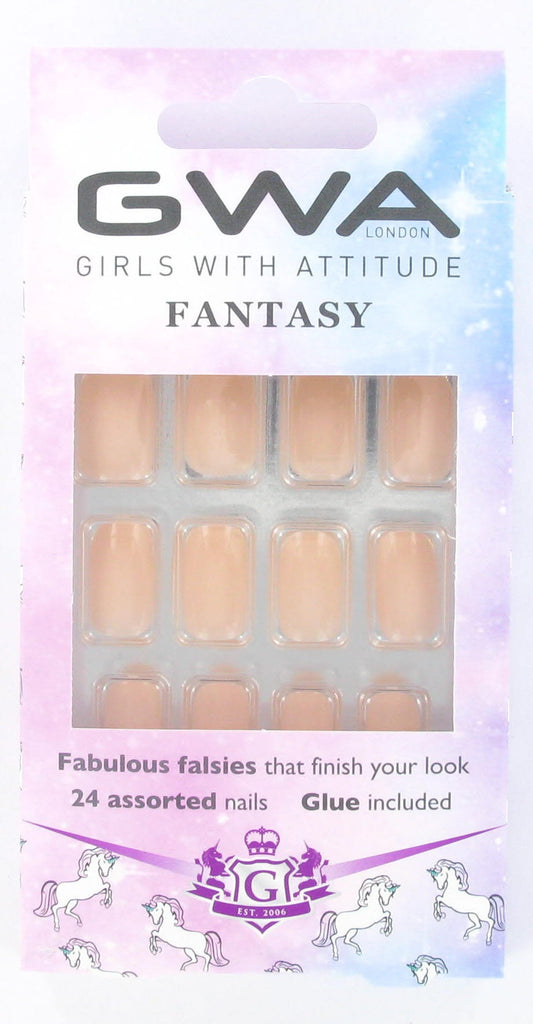 Cute Nude Fantasy Nails