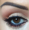 Krystal Dawn wearing GWA's individual lashes on bottom lash line