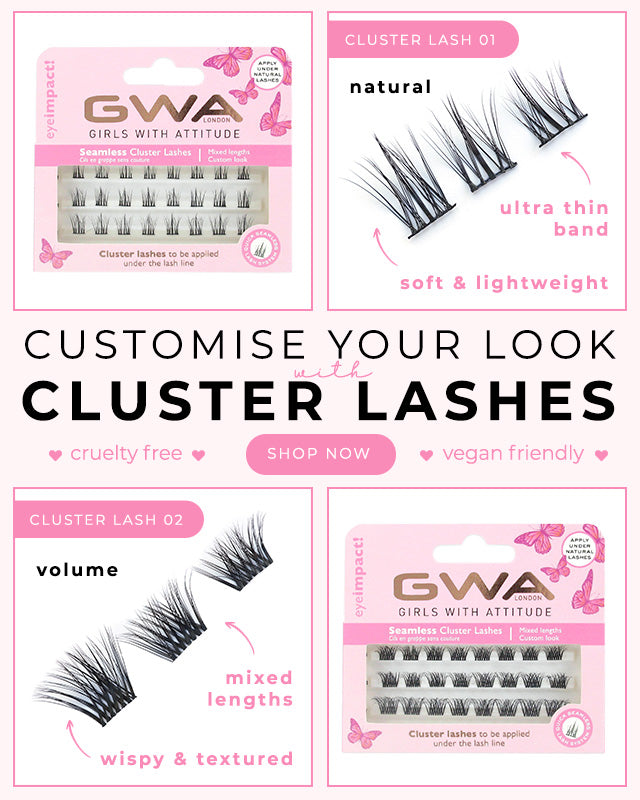 customize your look with cluster lashes